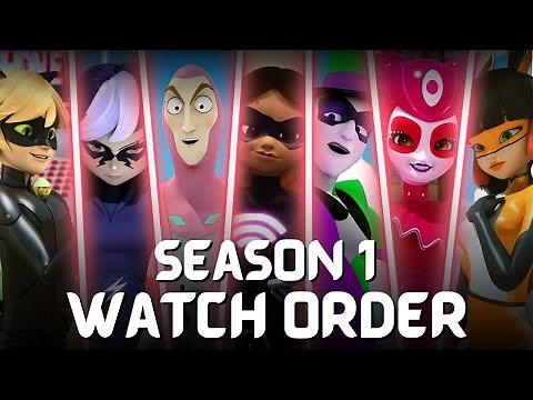 S1 What Order Should You Watch Miraculous Season 1 | Suggested Timeline Watch Order