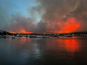 'The fire was raging above us': Osoyoos declares state of emergency over fast-moving wildfire