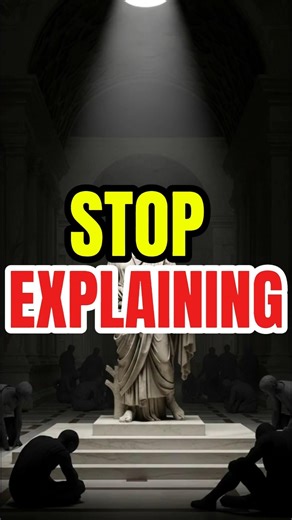 Stop Explaining Yourself | Stoicism #stoicism #selfmastery #psychology #shorts