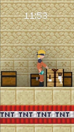 NARUTO VS MINECRAFT: SPEEDRUN #minecraft