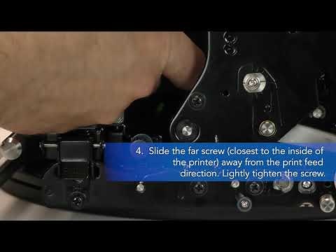 SATO S84-ex & S86-ex - Feed Roller Adjustment (Media Tracking)