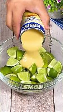 If you mix condensed milk with lemon, the result will surprise you #Lemon #Dessert #Recipe #Lemonade