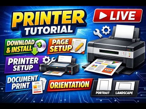 How to setup Printer ||Printer install printer |Document setup|Update printer driver in hindi