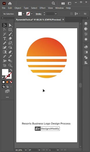 Logo design in illustrator for beginners | Logo design process #logo #tutorial #illustrator