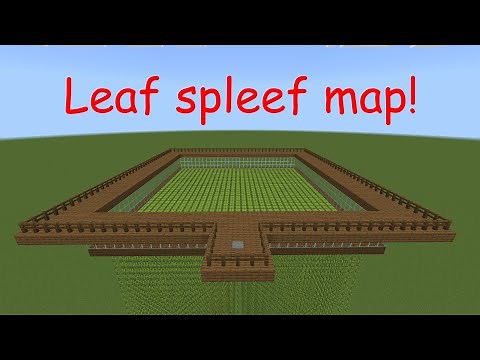 How to make leaf spleef in minecraft