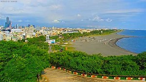 Kaohsiung Cijin Beach, Taiwan