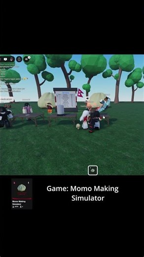 Momo Making Simulator. Roblox Game based on Nepali Food. #fyp #momo #foodie #newakha