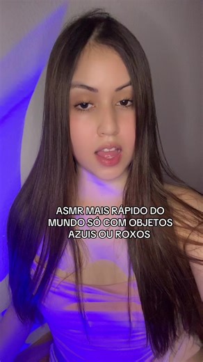 ASMR Mais Rápido do Mundo com Objetos Azuis e Roxos
