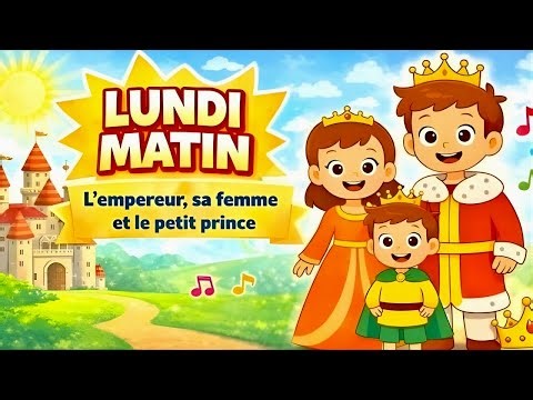 Monday morning, The Emperor, his wife and the little prince 👑 | Nursery rhyme with children's lyrics