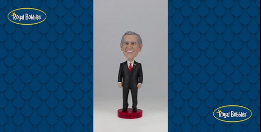 Royal Bobbles George W. Bush Collectible Bobblehead Statue