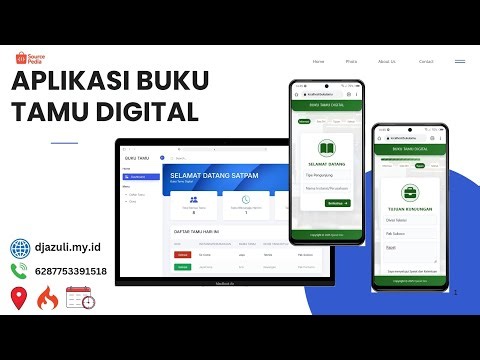 Aplikasi Buku Tamu Digital dengan CodeIgniter PHP | Fitur Dashboard & Export Excel