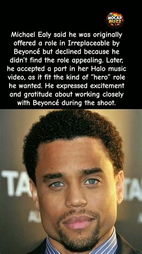 Michael Ealy turned down Irreplaceable from beyonce but came back for Halo#shorts