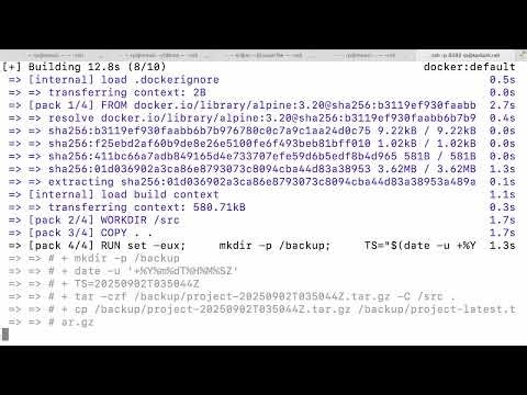 docker deployment testing