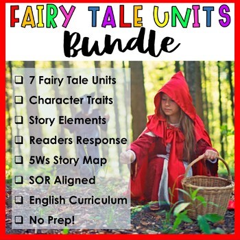 Mega Fairy Tale Activities Story Elements Narrative Writing Center