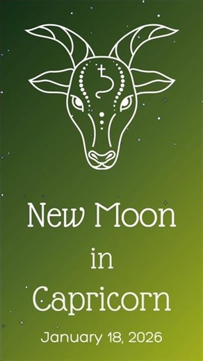 New Moon in Capricorn