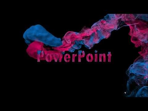 Smoke Text Effects In Microsoft PowerPoint Step By Step Tutorial