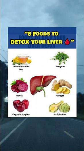 Top 6 Foods for Liver Detox 🌱🩸 | Natural Cleanse & Support