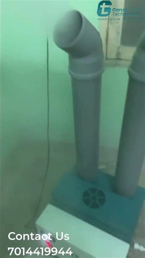 Ultrasonic Industrial Humidifier in Action | Factory Humidity Solution #garuutechnology #ytshorts