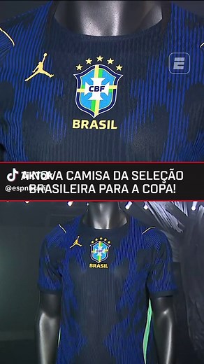 Nova Camisa Azul da Seleção Brasileira para a Copa 2026