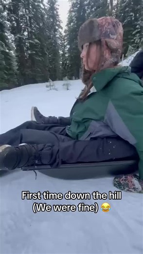 First Time Skiing Experience Down the Hill