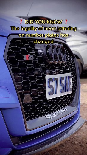 Did you know? #Number1Plates #Numberplates #carsoftiktok #satisfying #tiktok #legal #MakeItCinematic #cars #didyouknow #3D #4D #Neon #auto