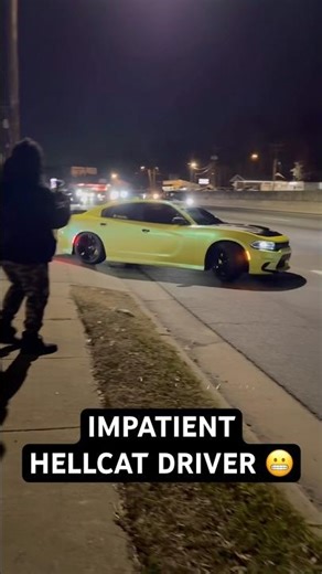 HELLCAT DRIVER GOT TIRED OF THE SLOW SCAT PACK DRIVER 👀