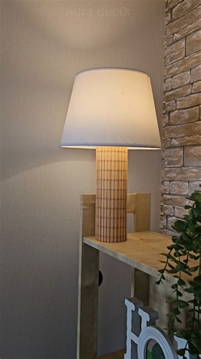 Tablelamp base DIY 💡...#hacks #decor #diy