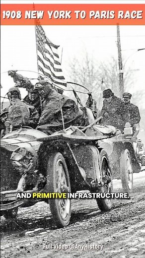 The 1908 New York to Paris Race #shorts