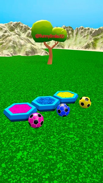 Amazing pool!🏊The balls are happy #funny #cartoon #3danimation