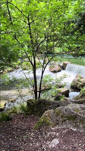 Small Waterfall in the English Garden, Munich 💦🍃