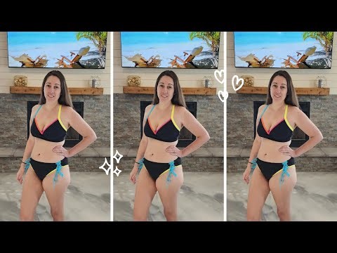 Blooming Jelly Womens Bikini Sets Cheeky Two Piece Swimsuit #swimsuit #swimsuittryon #bikini