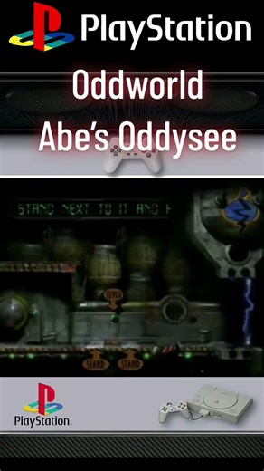 Oddworld: Abe’s Oddysee On The Sony PlayStation #ps1games #playstationgames #retrogames #retrogamin