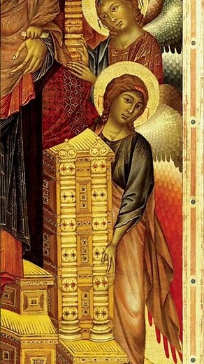 Exploring the Santa Trinita Maestà: Cimabue's Iconic Painting Explained #SantaTrinitaMaestà #Cimabue