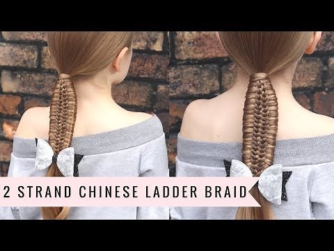 How To: 2 Strand Chinese Ladder Braid (SO EASY😱) by SweetHearts Hair