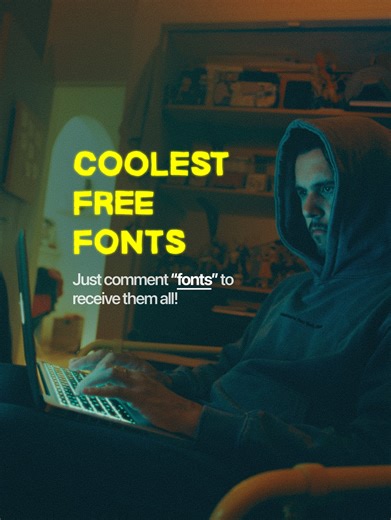 Mat on Instagram: "Comment « fonts » to receive my Free Font Pack in your DMs 📩 This is the new layout I designed for the font recommendation! Let me know what you think 👀 Save this for later!✌️ #fonts #typography #graphicdesign #design"