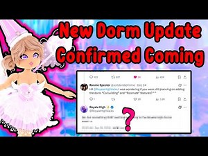 A New Dorm Update Has Been Officially Confirmed Coming Exciting Things Are Happening Royale High