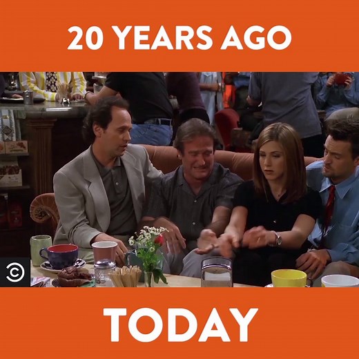 Robin Williams and Billy Crystal stumbled onto the Friends set in Hollywood... and ended up with cameo roles! | Comedy Central UK