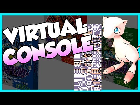 MISSINGNO GLITCH AND MEW GLITCH ON THE POKEMON RED AND BLUE VIRTUAL CONSOLE!