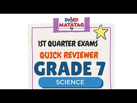 Grade 7 Science Reviewer | 1st Quarter Periodical Test ( QUICK REVIEWER ) | Teachers FREE