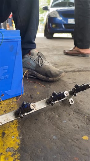 Anu Kenzon on Instagram: "🚗💨 Fuel Injector Cleaning Process 🔧✨ In this petrol car, the fuel injector was blocked. Due to that, the engine was not getting proper fuel supply. We cleaned it with injector cleaning additives and restored smooth performance. ✅ 🔥 Proper fuel injection = Better mileage + Smooth running + Long engine life. 💡 Always service your injectors on time for the best results! #FuelInjector #CarService #InjectorCleaning #PetrolEngine #MechanicLife #CarCare"