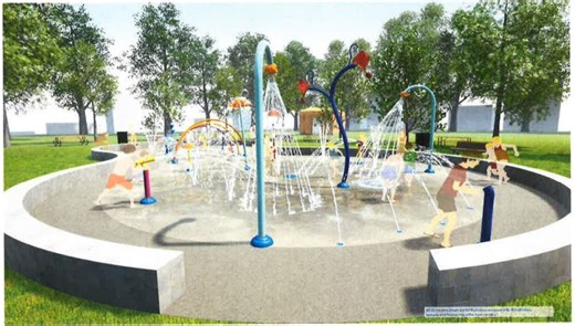 Storm-damaged splash pad could be replaced by newly designed attraction