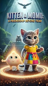 Kitten & Momo: A Friendship Beyond Fear | Emotional Animated Short Film