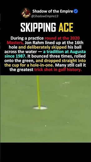 THE SHOT THAT SKIPPED INTO HISTORY