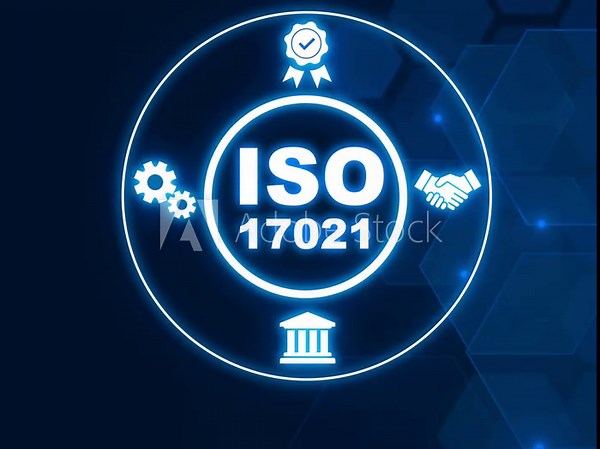 ISO 17021 is a standard that was created for assessing certification bodies to ensure that they are competent and that they conform to all types of management systems. Showing ISO 17021 icons.