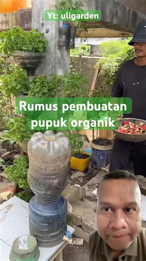 Rumus pembuatan pupuk organik uligarden #gardening #farming #naktani #naktaniorganik #garden #shorts