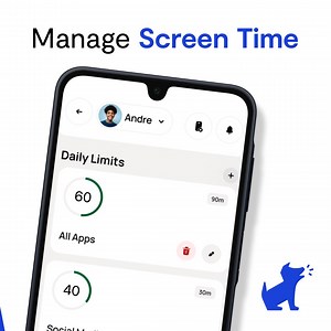 Get peace of mind when your kid's online with Bark's parental controls. With Bark, you can... 📴 Turn off the internet. 👉 Set screen time limits. 🚫 Block apps & websites. 👀 Monitor texts & over 30 other apps. | Bark - Parental Controls