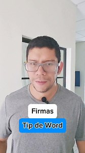 1.5K views · 62 reactions | Firmas en Word #Excel #word #smartphone #PowerPoint #tecnologia #android #tips #exceltips | Raymontutorpro | Facebook