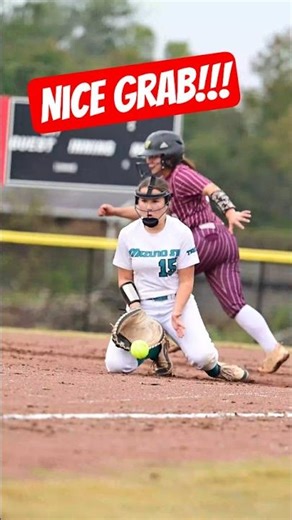 🥎💥 Hard Shot to 1B – She Stays With It! #softball