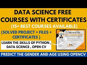 Data Science Free Courses with Certificates | Predict the Gender and Age Using OpenCV