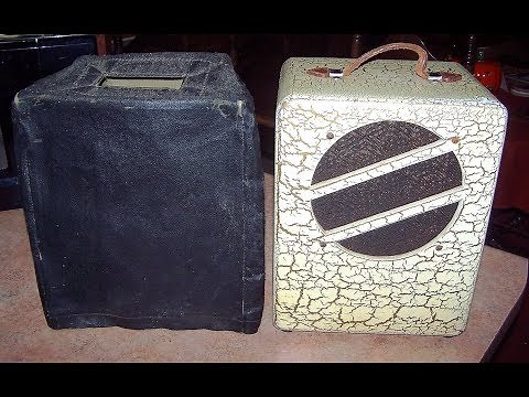 Super Nice 70-Year-Old Guitar Amp.....Dissection, Repair, Audio Check